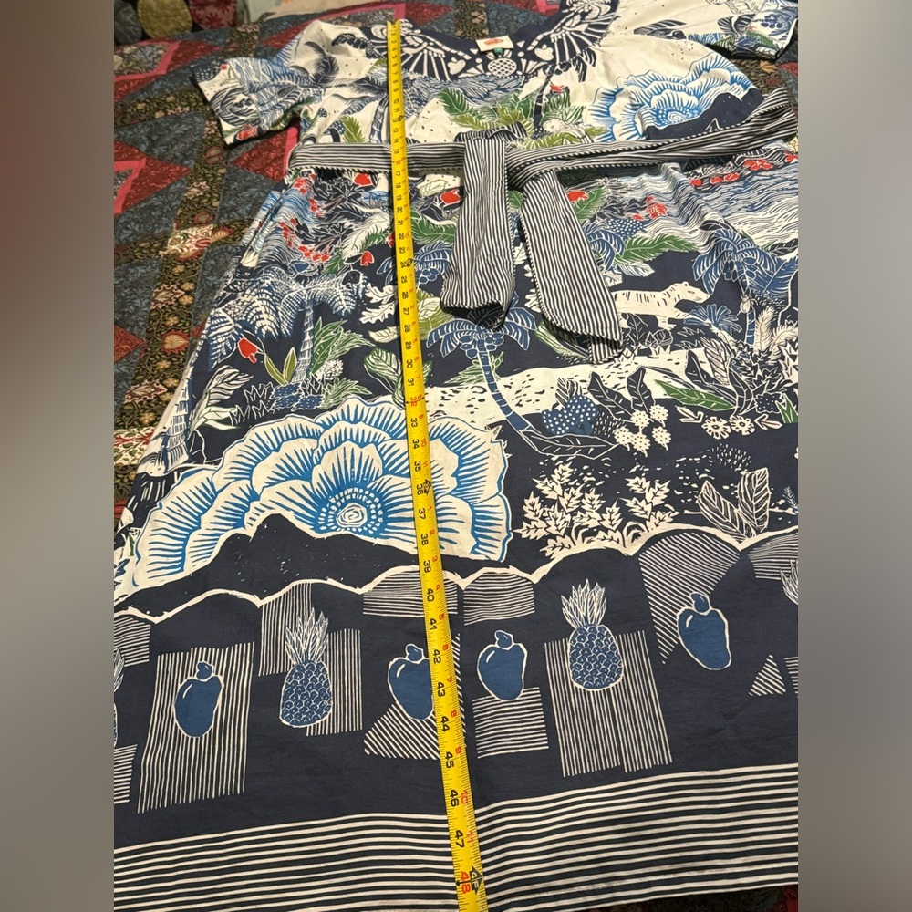 FARM Rio Multicolor Printed Maxi Dress with Navy Accents - Picture 13 of 13